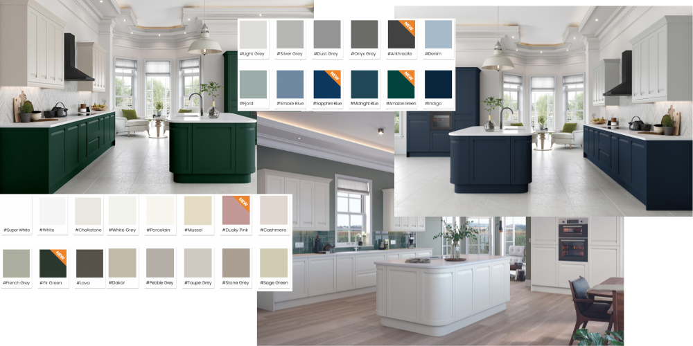 Neo Eclectique kitchen ranges collage